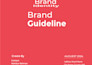 design logo, brand style guide or brand identity guidelines with branding kit